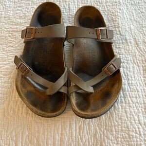 Birkenstock Brown Double Strap Sandals